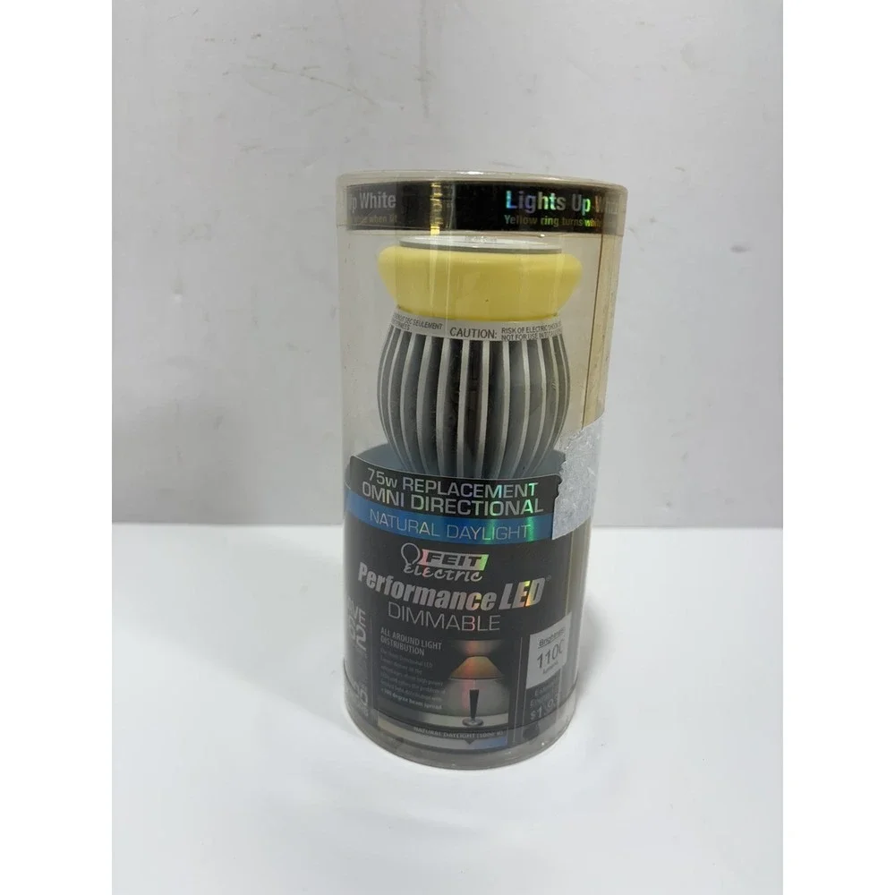 Feit 3-Way LED Natural Daylight  Bulb 75 W Omni Directional  Dimmable